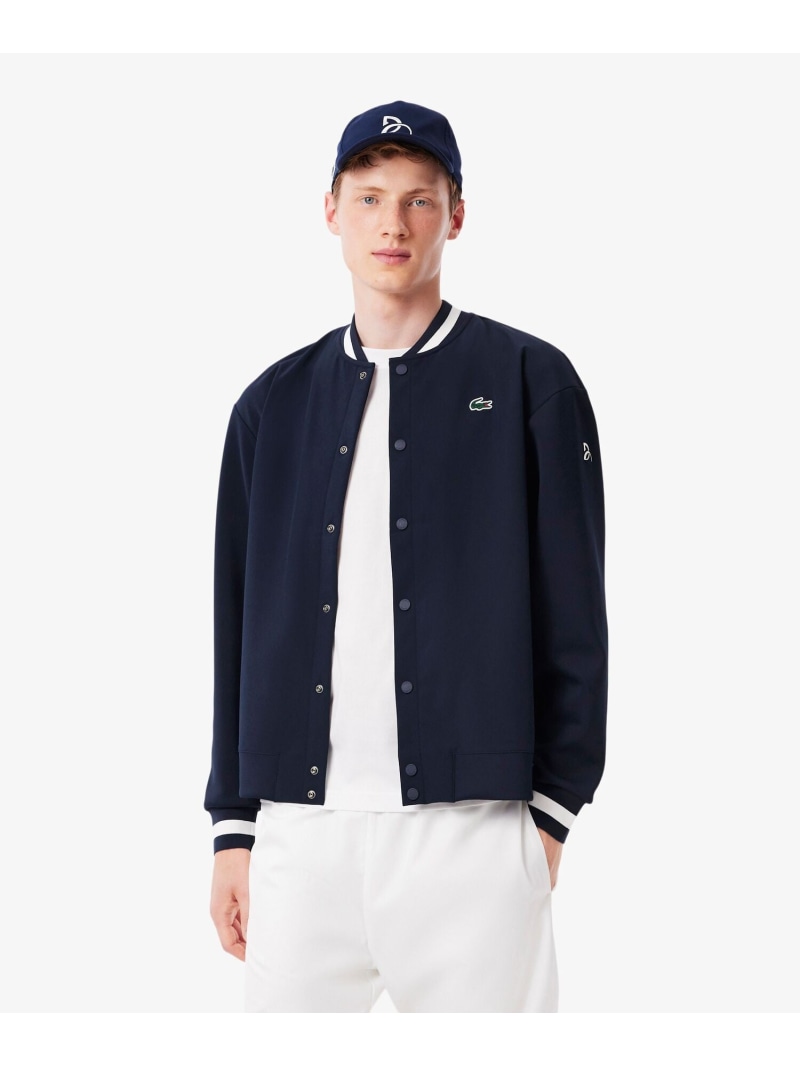 【SALE／40%OFF】LACOSTE 『ノバク・ジョコビッチ』テクニカルボンバージャケット ラコステ ジャケット・アウター 上衣・前掛け 米国海軍【RBA_E】【貨物輸送無料】 コート・ジャケット-メンズファッション