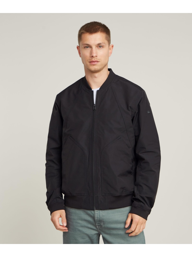 【SALE/50%OFF】G-Star RAW 【公式ショップ】UNPADDED BOMBER JACKET/MA1タイプライトウェイトミリタリーブルゾン ジースターロゥ ジャケット・アウター ブルゾン・ジャンパー ブラック【RBA_E】【送料無料】| Fashion Men