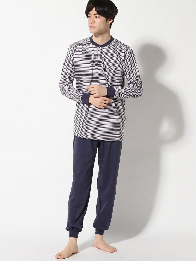 パーティを彩るご馳走や Lanvin ブルー 送料無料 ピンク ルームウェア その他 インナー ナイトウェア レナウンインクス Collection スムースボーダーパジャマ Lanvin Collection Ca7229 Drborchmanpediatrics Com