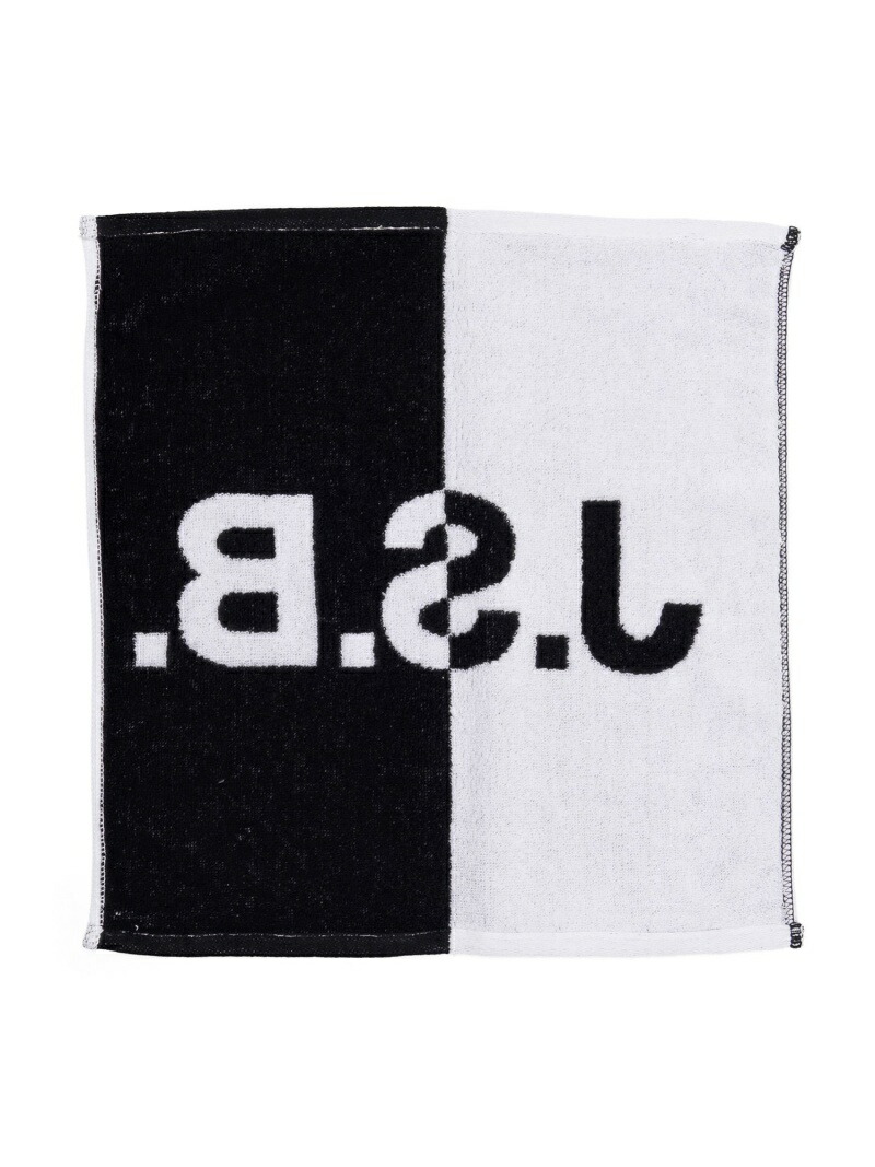 正規逆輸入品】 J.S.B. U Bicolor Logo Hand Towel バーチカルガレージ ファッショングッズ ハンカチ タオル ブラック  cloud.nout.am