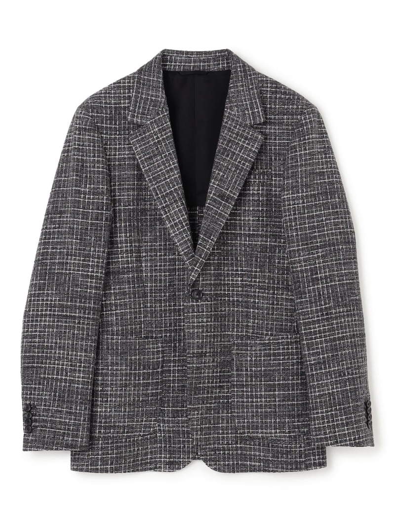 【SALE／30%OFF】JOSEPH HOMME カスリライトツィード 上衣 ジョゼフ オム ジャケット・アウター テーラードジャケット・ブレザー 薄墨色【RBA_E】【貨物輸送無料】