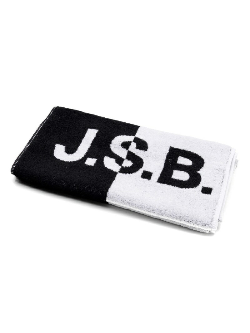 J S B U バーチカルガレージ ファッショングッズ Face Bicolor Logo Towel