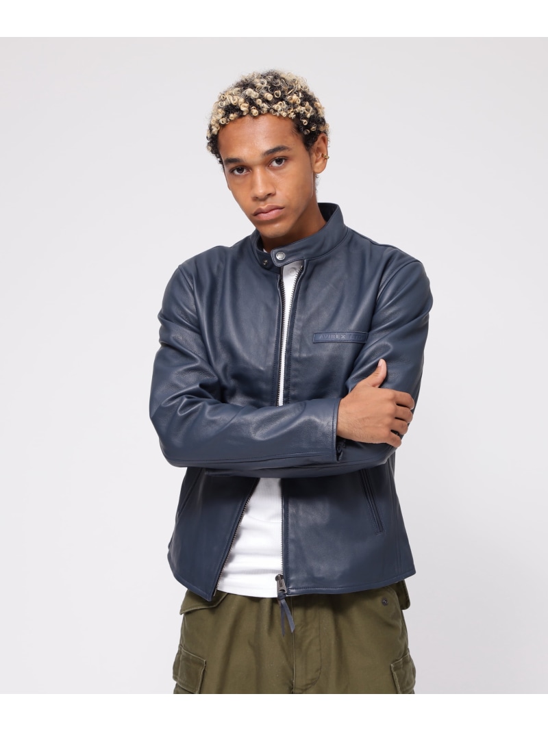 楽天市場】AVIREX アヴィレックス レザー ジャケット ダブル