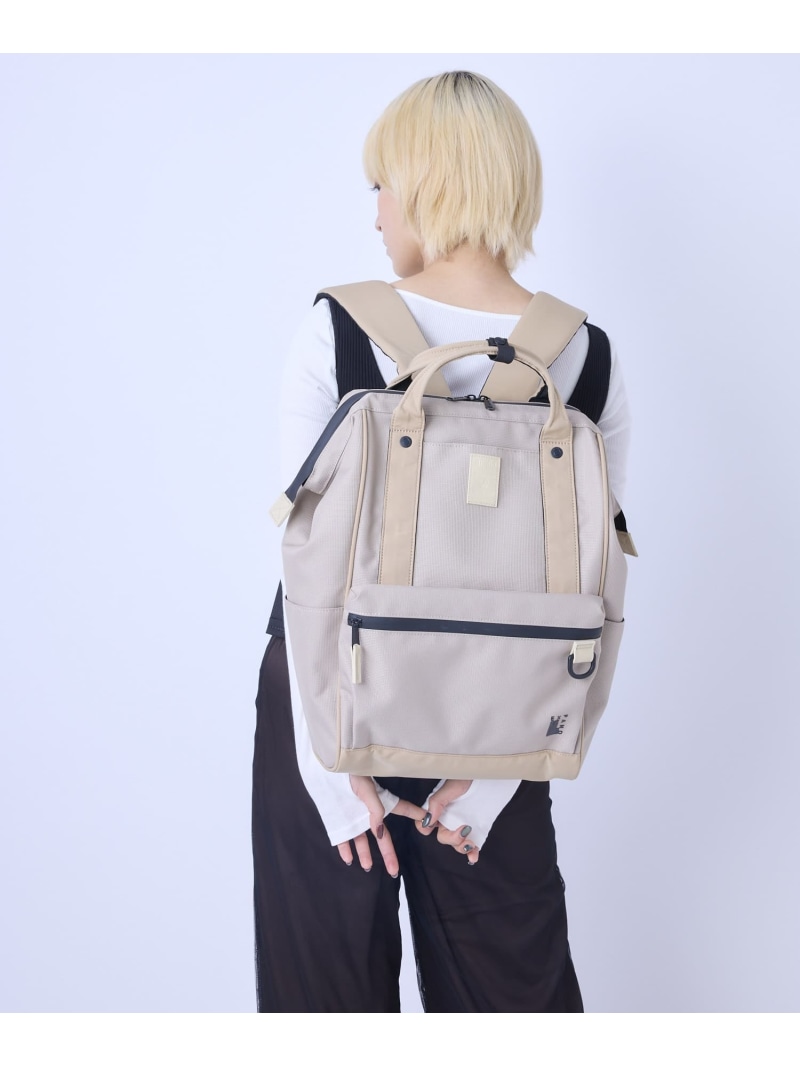 anello EXPAND5 口金 背嚢 (L) アネロ 御徒面子 背嚢・うしろ側風呂敷き包み ベージュ 黒いこと 薄墨色 白いこと 緑であること【貨物輸送無料】