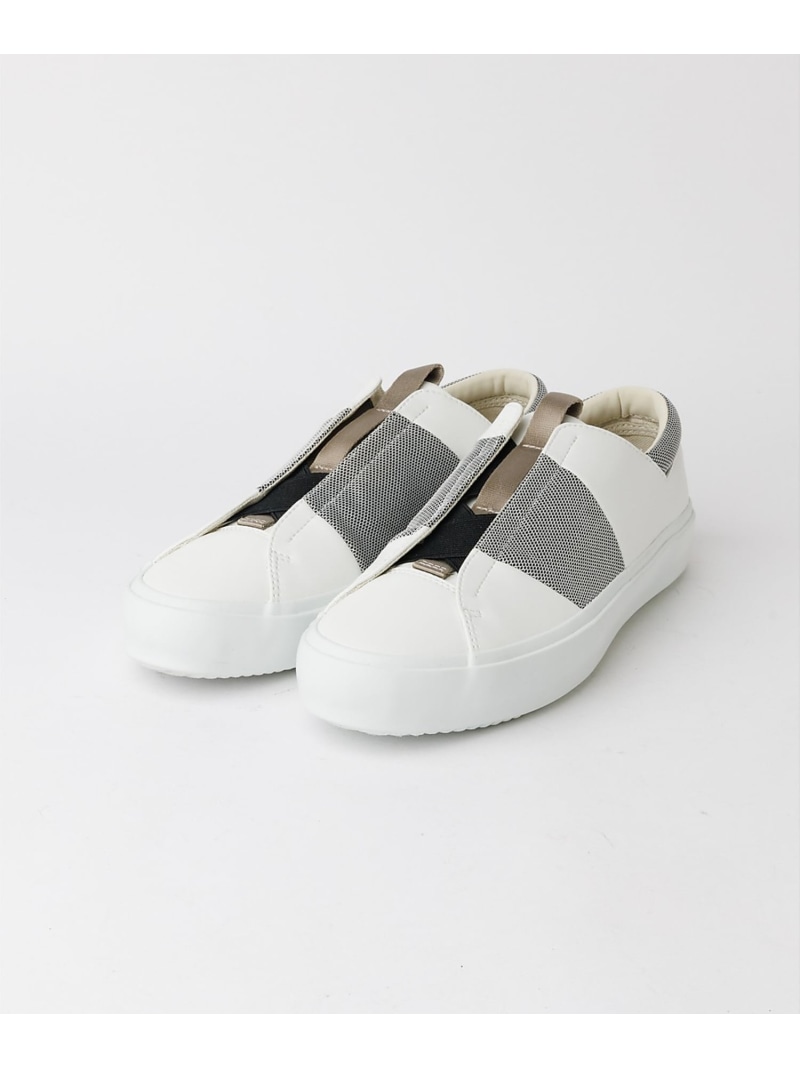 alfredoBANNISTER 【26S/S】比翼 スリッポン スニーカー アルフレッド・バニスター シューズ・靴 スニーカー ホワイト ブラック ネイビー【送料無料】| Fashion Men