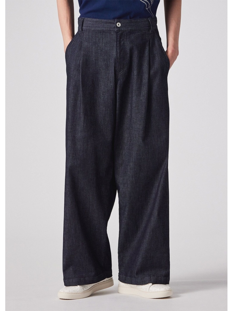 PS Paul Smith COOLMAX(R)デニムパンツ ポール・スミス パンツ スラックス・ドレスパンツ ネイビー【送料無料】｜ Fashion Men