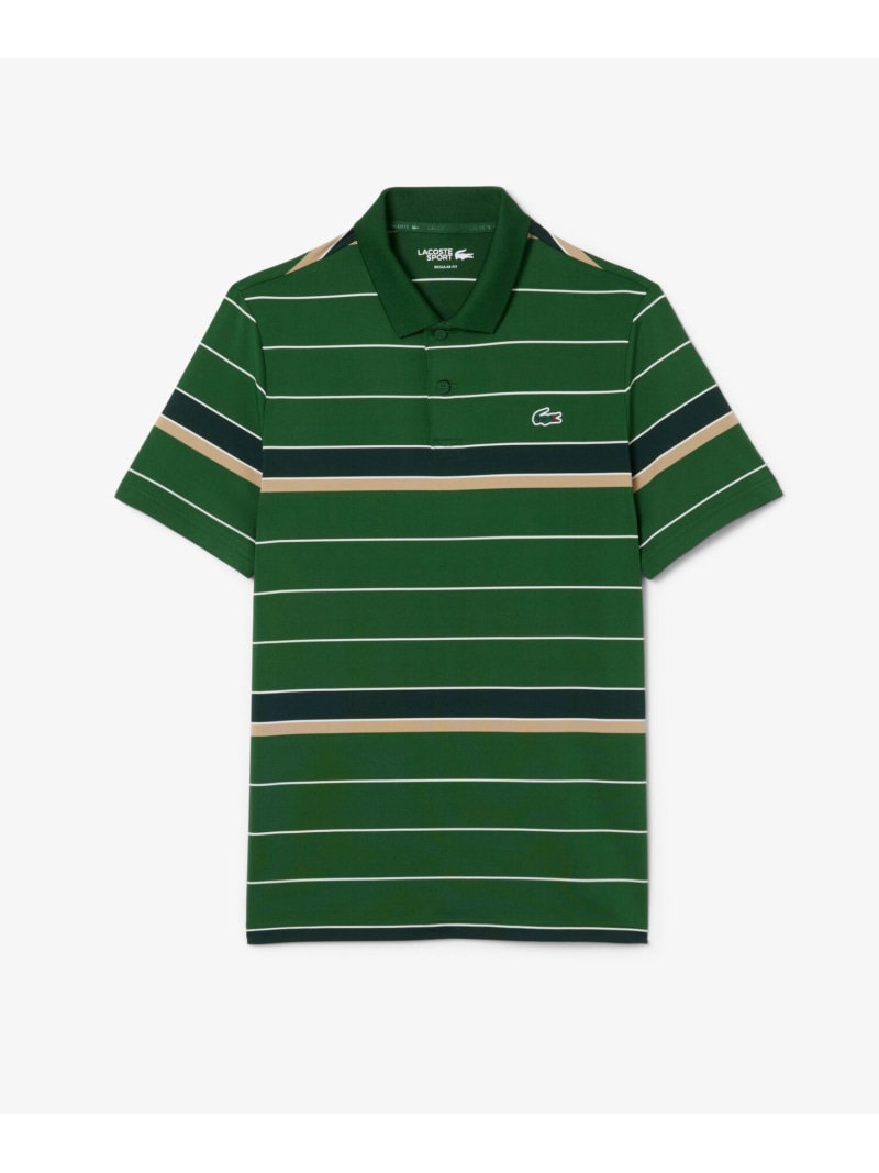 【SALE／30%OFF】LACOSTE ウルトラドライボーダーゴルフポロシャツ ラコステ トップス ポロシャツ ネイビー グリーン【RBA_E】【送料無料】｜ Fashion Men
