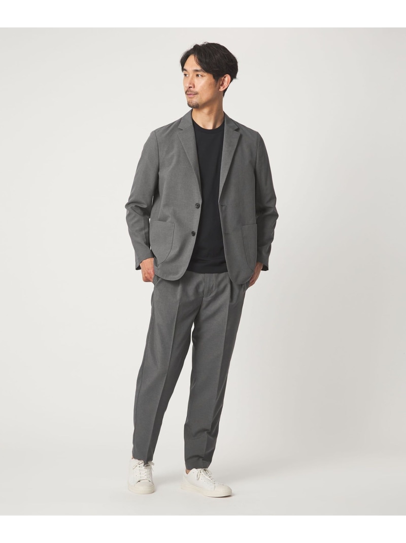UNITED ARROWS green label relaxing 【WEB限定】JUST fit ドライポリエステル リラックス セットアップ -吸水速乾- ユナイテッドアローズ グリーンレーベルリラクシング ジャケット・アウター テーラードジャケット・ブレザー グレー グリーン ネイビー【送料無料】