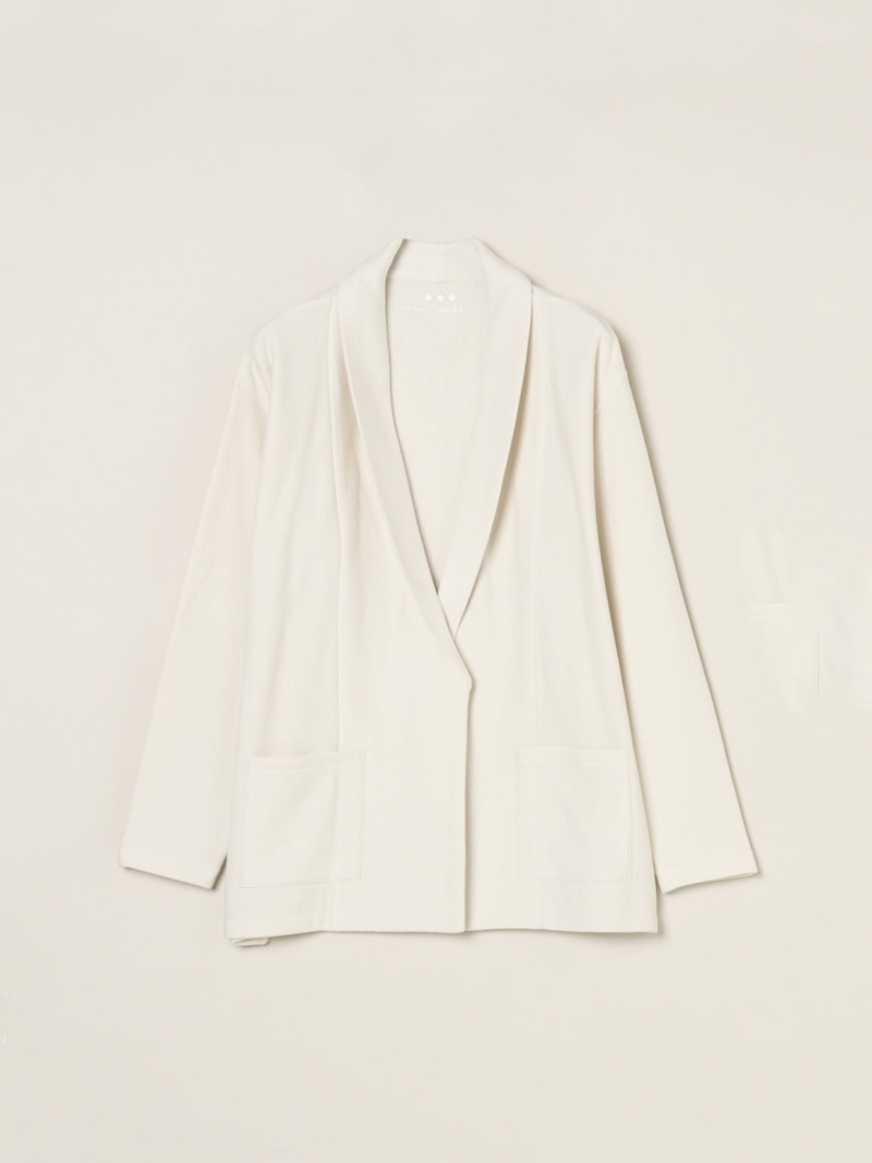 【SALE／50%OFF】three dots Men's herringbone terry cardigan スリードッツ ジャケット・アウター その他のジャケット・アウター ベージュ グレー【RBA_E】【送料無料】 16,632円