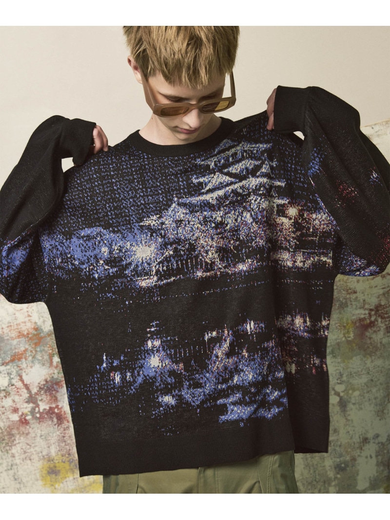 MAISON SPECIAL 【CITY SERIES】「NAGOYA」Prime-Over Crew Neck Knit Pullover メゾンスペシャル トップス ニット【送料無料】