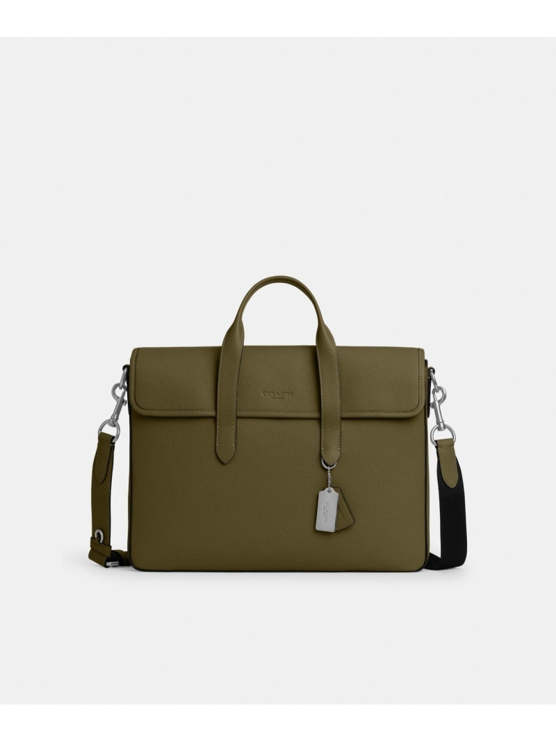 【SALE／50%OFF】COACH OUTLET 【公式】サリバン ポートフォリオ ブリーフ コーチ　アウトレット バッグ ビジネスバッグ・ブリーフケース グリーン【RBA_E】【送料無料】 27,704円