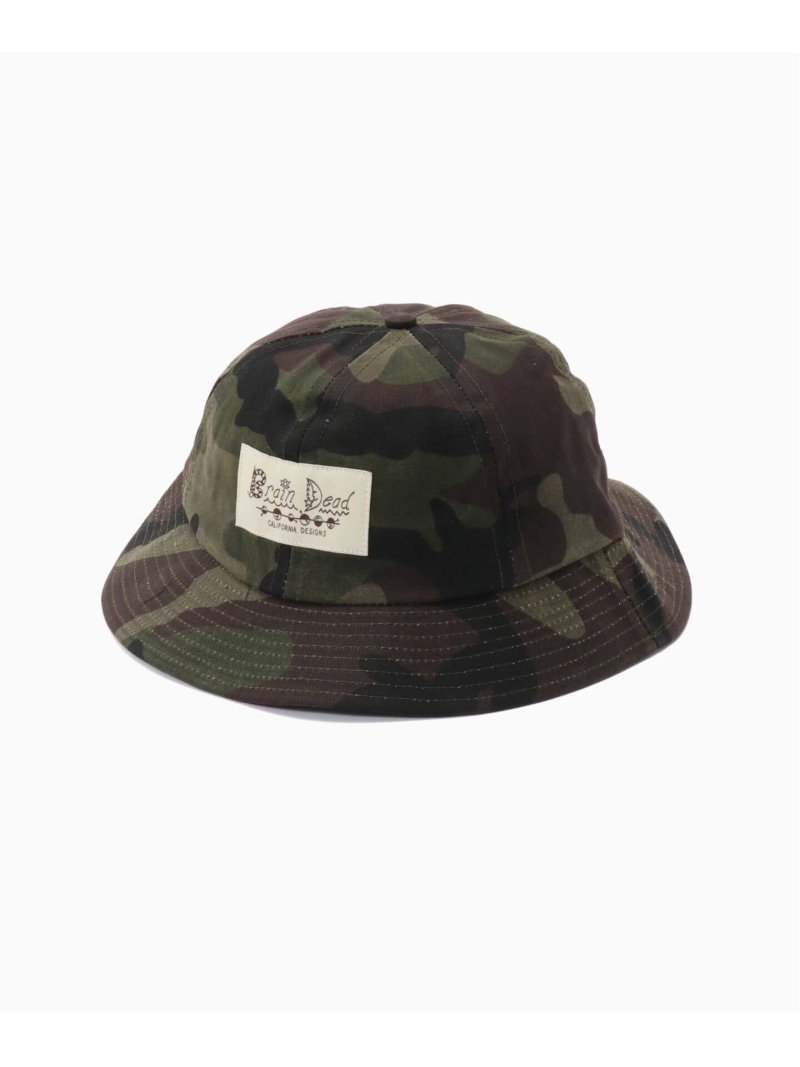 WISM BRAIN DEAD / ブレインデッド ADJUSTABLE 6 PANEL BELL HAT ウィズム 帽子 ハット カーキグリーン【送料無料】