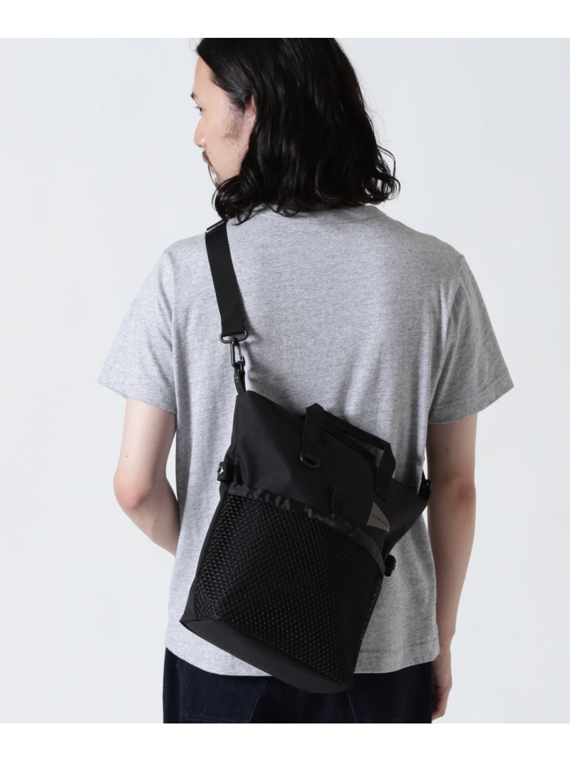 BEAVER and wander/アンドワンダー PE/CO 2way bag ビーバー バッグ その他のバッグ ブラック カーキグリーン【送料無料】｜ Fashion Men