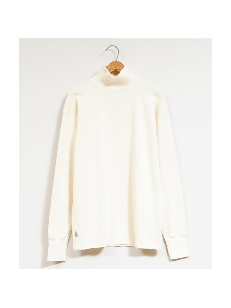 【SALE/30%OFF】Nigel Cabourn 【公式】ナイジェル・ケーボン / MAN / ハイネックロングスリーブ - コッ ナイジェル・ケーボン トップス カットソー・Tシャツ ネイビー ホワイト【RBA_E】【送料無料】