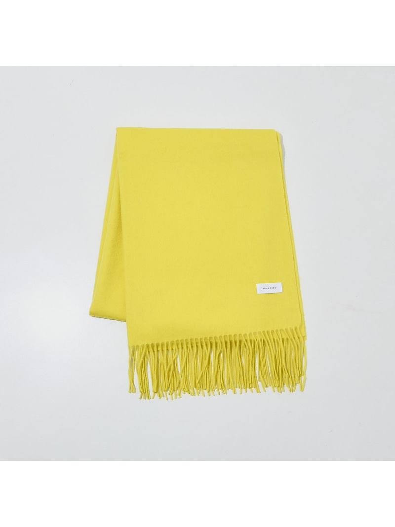 ABAHOUSE LASTWORD ウール*カシミヤ ベーシック マフラー 幅70*長さ180 アバハウス ファッション雑貨 マフラー・ストール・ネックウォーマー ブルー パープル オレンジ グレー イエロー【送料無料】| Fashion Men