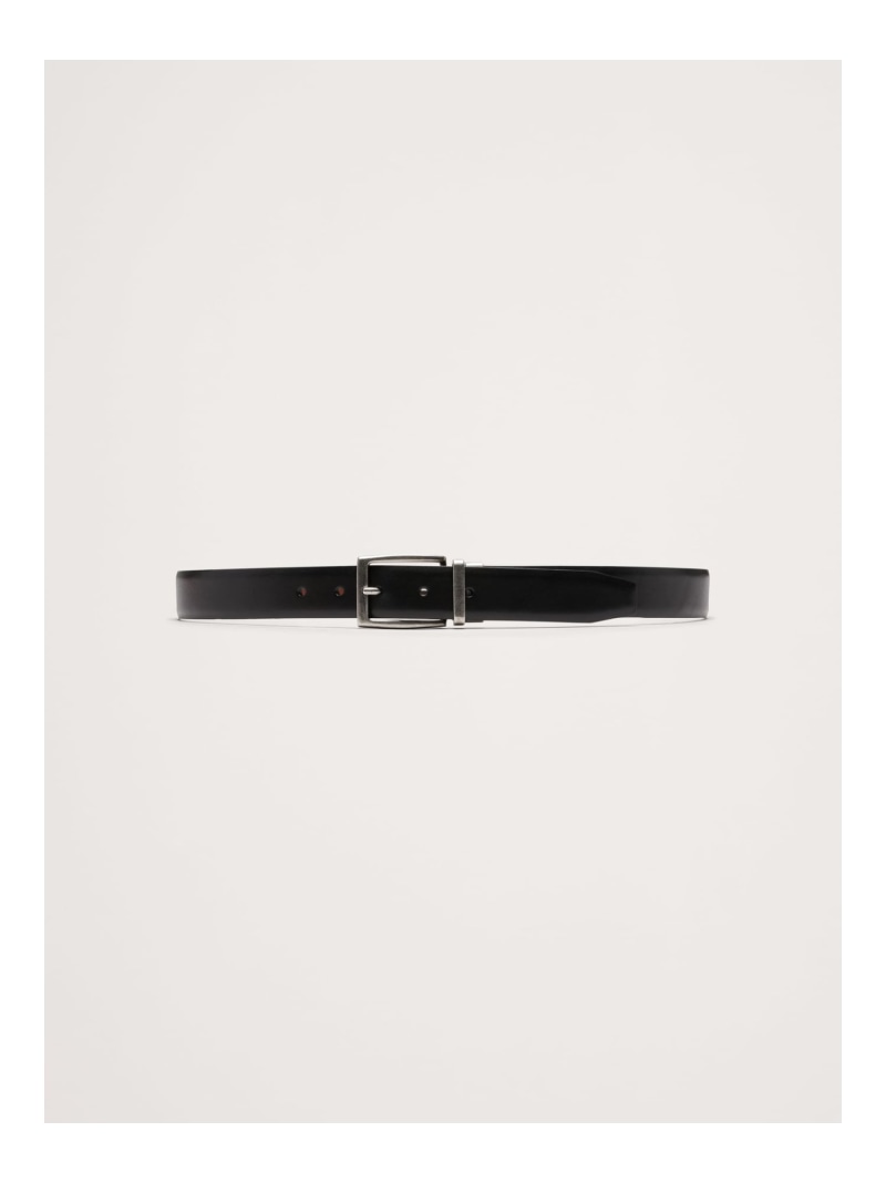 BANANA REPUBLIC (M)リバーシブル レザードレスベルト バナナ・リパブリック ファッション雑貨 ベルト ブラック【送料無料】