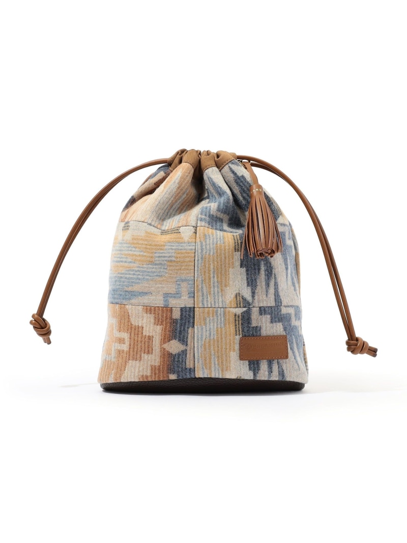 TOMORROWLAND GOODS 【別注】PENDLETON ウールブランケット ミニバッグ トゥモローランド バッグ その他のバッグ ブルー【送料無料】 23,100円
