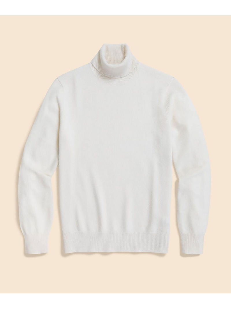 【SALE／20%OFF】BROOKS BROTHERS カシミヤ タートルネックセーター ブルックス ブラザーズ トップス ニット ホワイト【RBA_E】【送料無料】