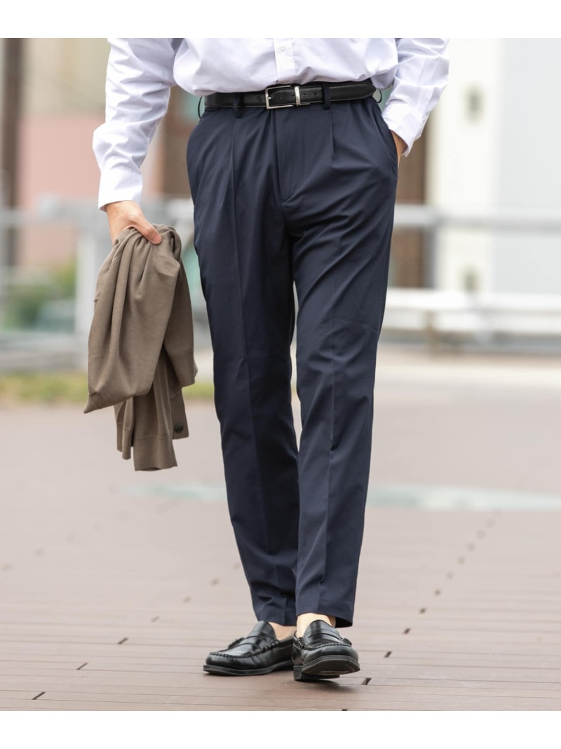 【SALE／50%OFF】URBAN RESEARCH ROSSO 3H Dry Fabricストレッチスリムパンツ アーバンリサーチロッソ パンツ その他のパンツ ネイビー ブラック【RBA_E】【送料無料】