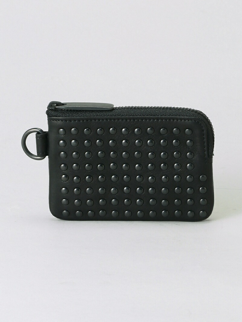 PATRICK STEPHAN PATRICK STEPHAN / Leather coin case \u0027all-studs\u0027 オールスタッズ なめし革 コインケース 御釣り入れ  パトリック ステファン 紙入れ・合切袋・入れもの 紙入れ 黒いこと【貨物輸送無料】
