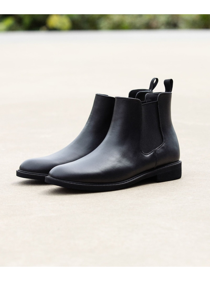 いころ アンスリード　　サイドゴアブーツ グレー/グリーン df0244-01_1.jpg