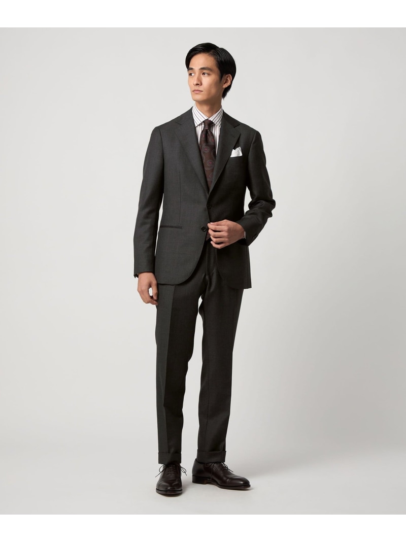UNITED ARROWS ウールモヘヤ ツイル シングル 3ボタン スーツ S-MODEL ユナイテッドアローズ スーツ・フォーマル セットアップスーツ グレー【送料無料】