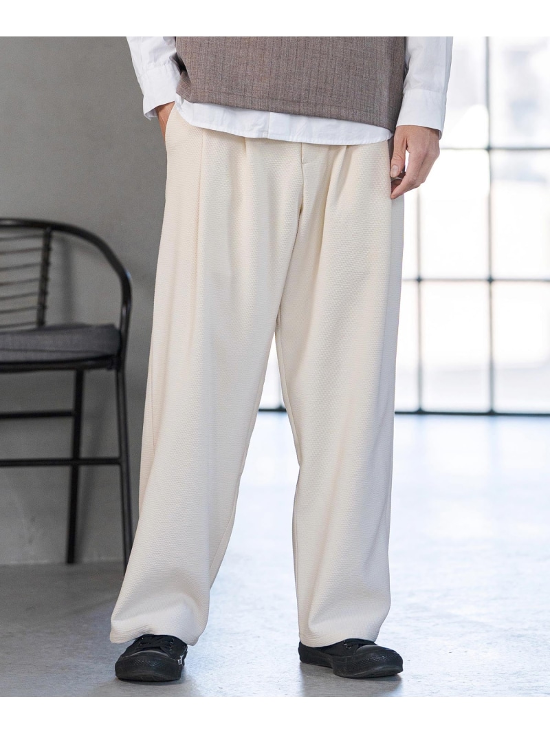 CAMBIO mp14595- Super Stretch Wide Straight Pants ワイドストレートパンツ カンビオ パンツ その他のパンツ グレー ネイビー ブラック【送料無料】｜ Fashion Men