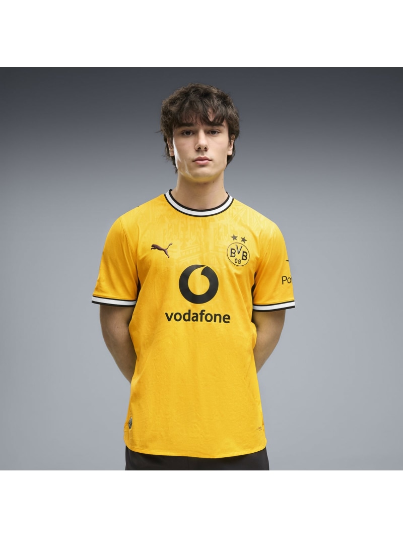 PUMA メンズ 2026-27 ドルトムント 老人ホーム オーセンティック 半袖 制服 BVB Home Jersey Authentic ピューマ 運動競技・アウトドア装置 余分の物の運動競技・アウトドア装置 黄色【貨物輸送無料】