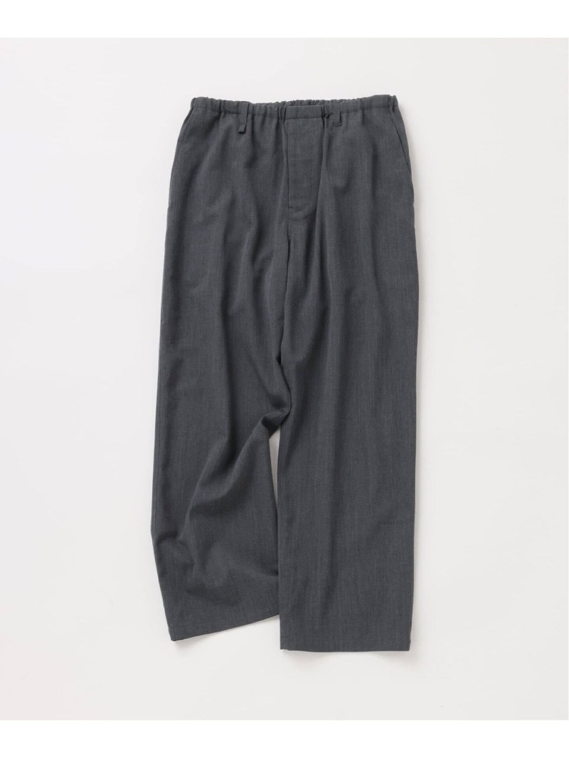 JOURNAL STANDARD 《予約》【FOLL / フォル】wool gabardine relax pants ジャーナル スタンダード パンツ スラックス・ドレスパンツ グレー【先行予約】*【送料無料】｜ Fashion Men