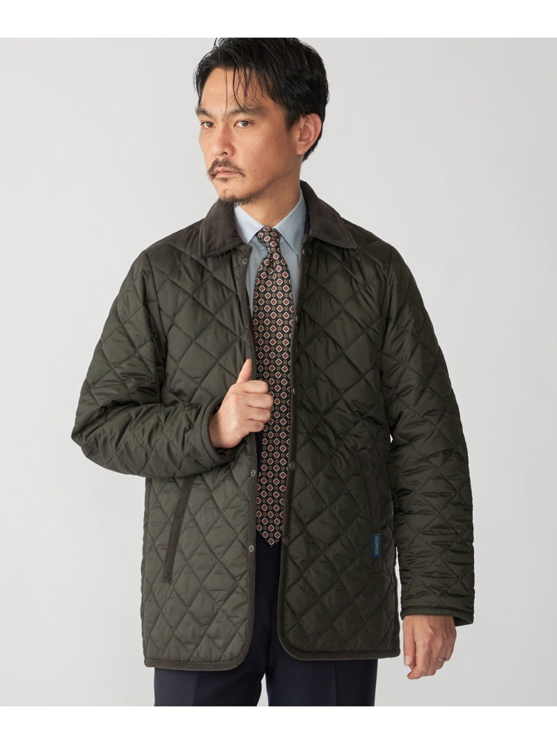 SHIPS MEN 【SHIPS別注】LAVENHAM: KEDINGTON 上衣 シップス ジャケット・アウター カバーオール・ワークジャケット 黒いこと 米国海軍 緑であること【貨物輸送無料】