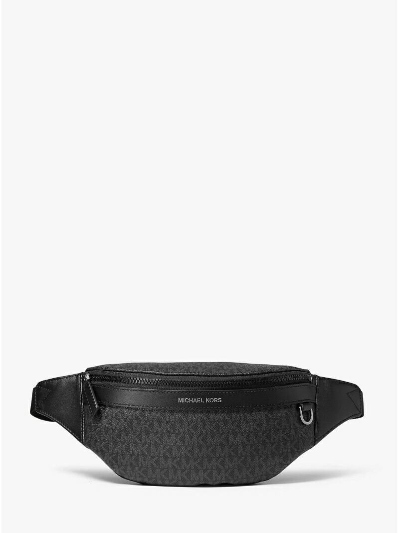 MICHAEL KORS GREYSON ヒップバッグ スモール - MKシグネチャー マイケルコース マイケル・コース バッグ ショルダーバッグ ブラック【送料無料】
