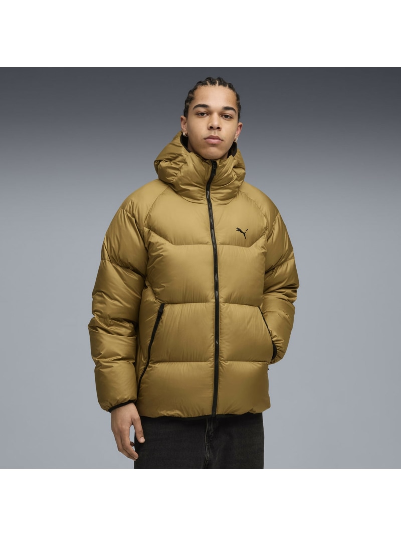 【SALE／44%OFF】PUMA メンズ フーデット パッ毛革 落ち込む 上衣 Hooded Down Puffer Jacket ピューマ ジャケット・アウター ダウンジャケット・ダウンベスト【RBA_E】【貨物輸送無料】