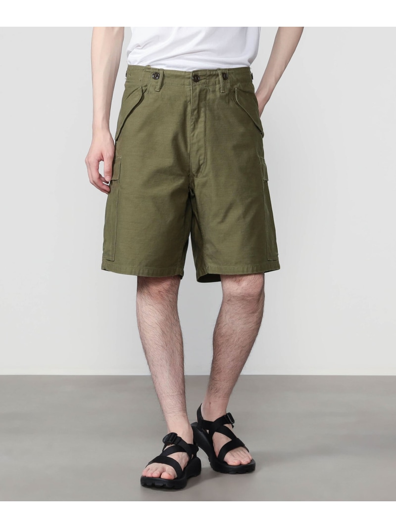 Bshop BUZZ RICKSON'S ｜ コットン フィールドカーゴショーツ M-51 MEN ビショップ パンツ その他のパンツ グリーン【送料無料】｜ Fashion Men