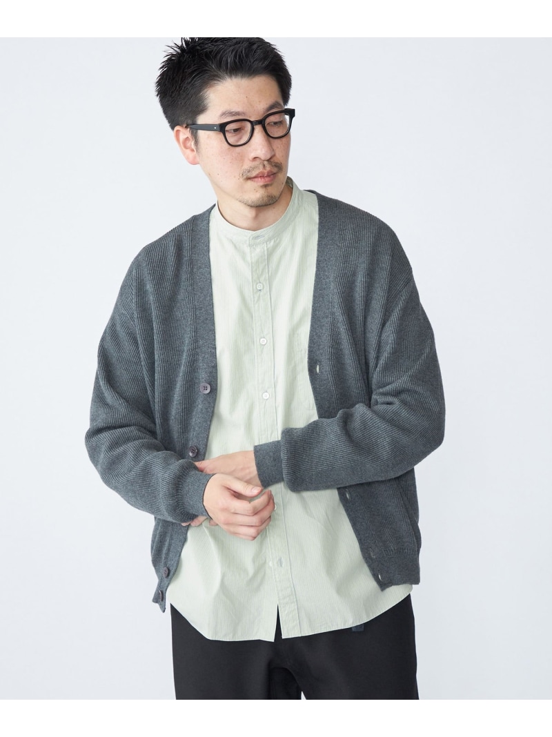 SHIPS MEN SHIPS: 奥山メリヤス V素っ首 ジレー シップス トップス ジレー 米国海軍 赤銅色【貨物輸送無料】