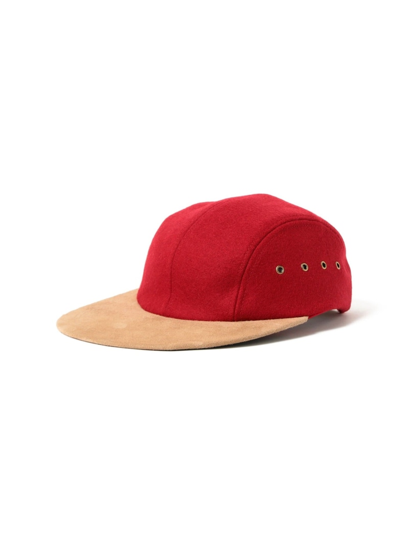 BEAMS PLUS 【別注】Quaker Marine Supply Co. / Swordfish Wool Red ビームス メン 帽子 その他の帽子 レッド【送料無料】| Fashion Men