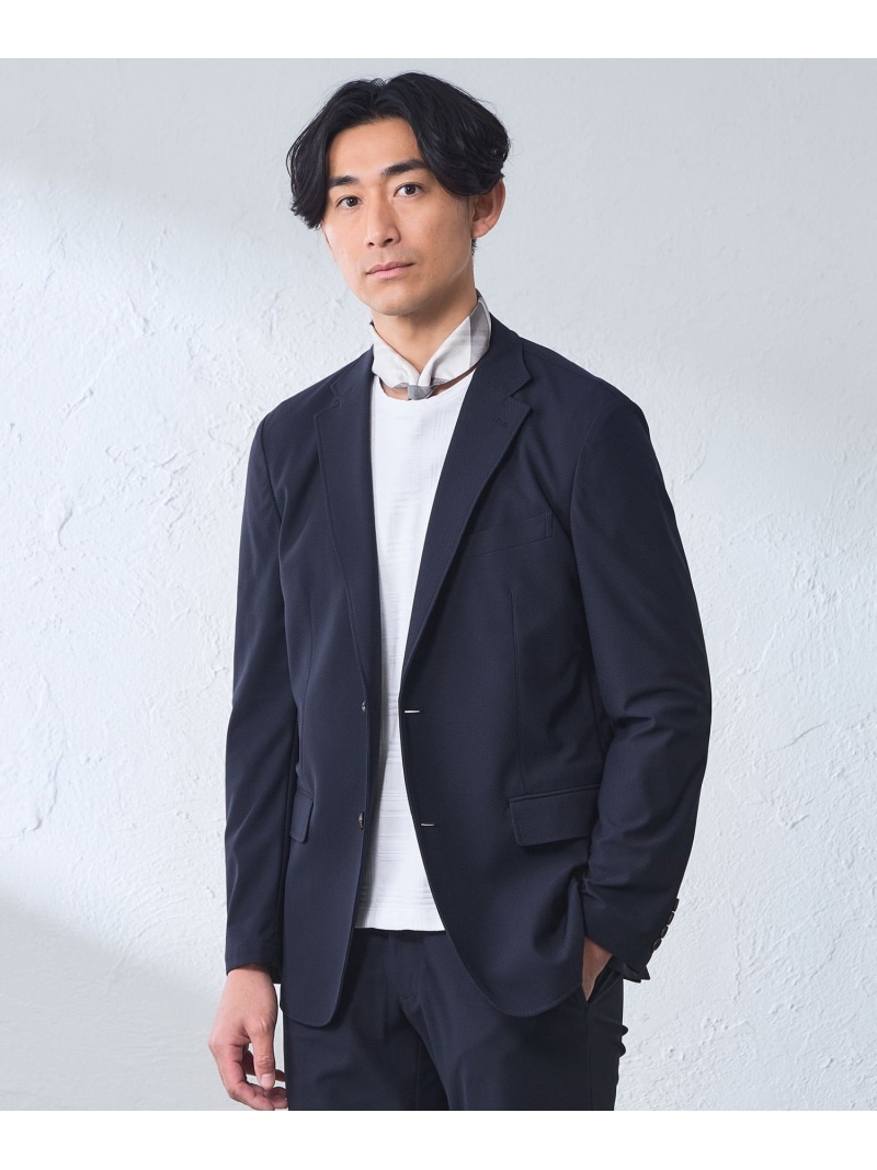 BAKER STREET 【セットアップ対応可能】【ウォッシャブル】BEYONTECH(R) ラウンジジャケット ベイカー・ストリート ジャケット・アウター テーラードジャケット・ブレザー ネイビー【送料無料】
