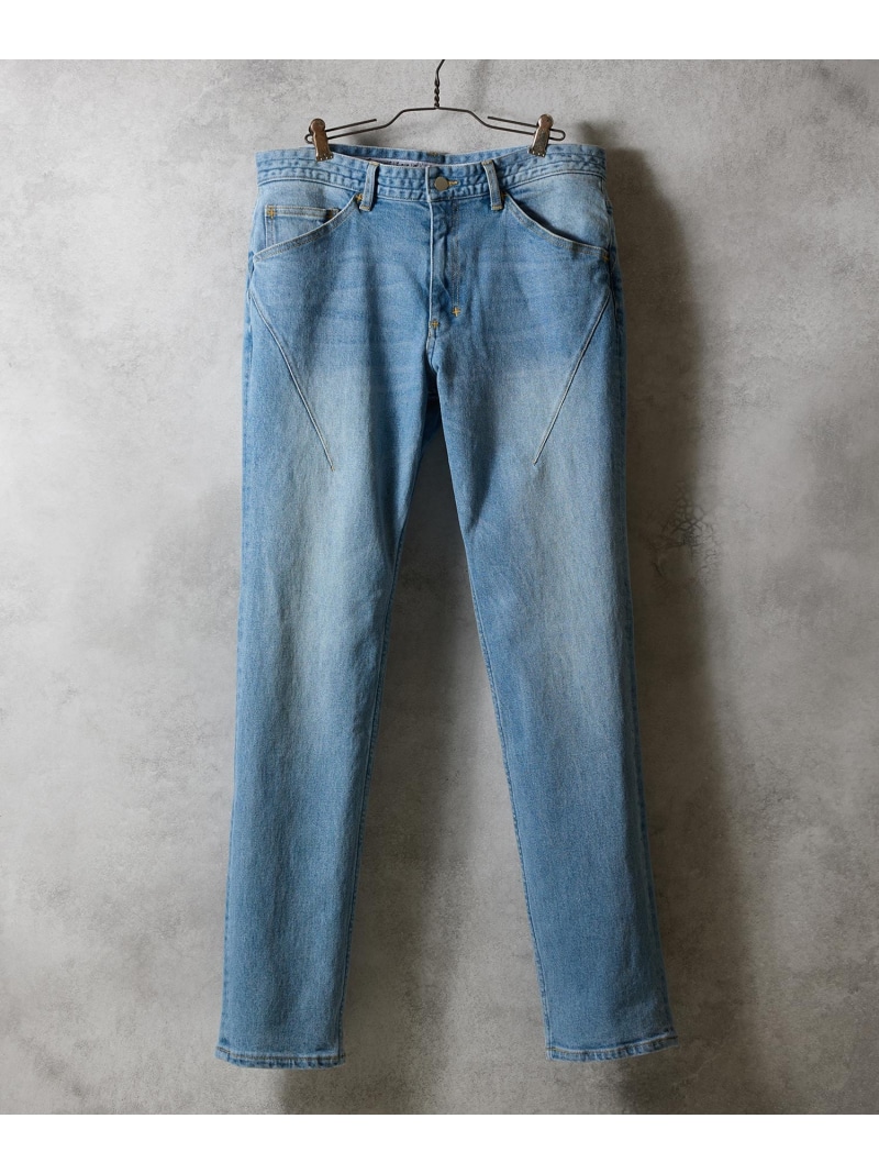 NUMBER (N)INE TAPERED SKINNY DENIM JEANS VINTAGE WASH ナンバーナイン パンツ ジーンズ・デニムパンツ ブルー【送料無料】| Fashion Men