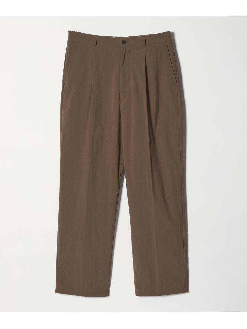【SALE／20%OFF】Steven Alan ＜Steven Alan＞ ナイロン オックス アウト 一筋目 スラックス もの言う花＆若い者 ユナイテッドアローズ ズボン下 スラックス・御召しものズボン下 緑であること 黒いこと【RBA_E】【貨物輸送無料】