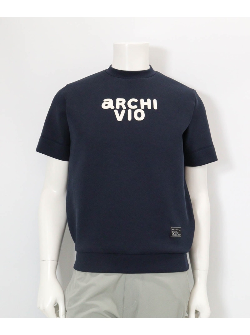 ARCHIVIO 【アルチビオ公式】【メンズ】ロゴ刺繍ダンボールプルオーバー アルチビオ トップス その他のトップス ネイビー ホワイト【送料無料】