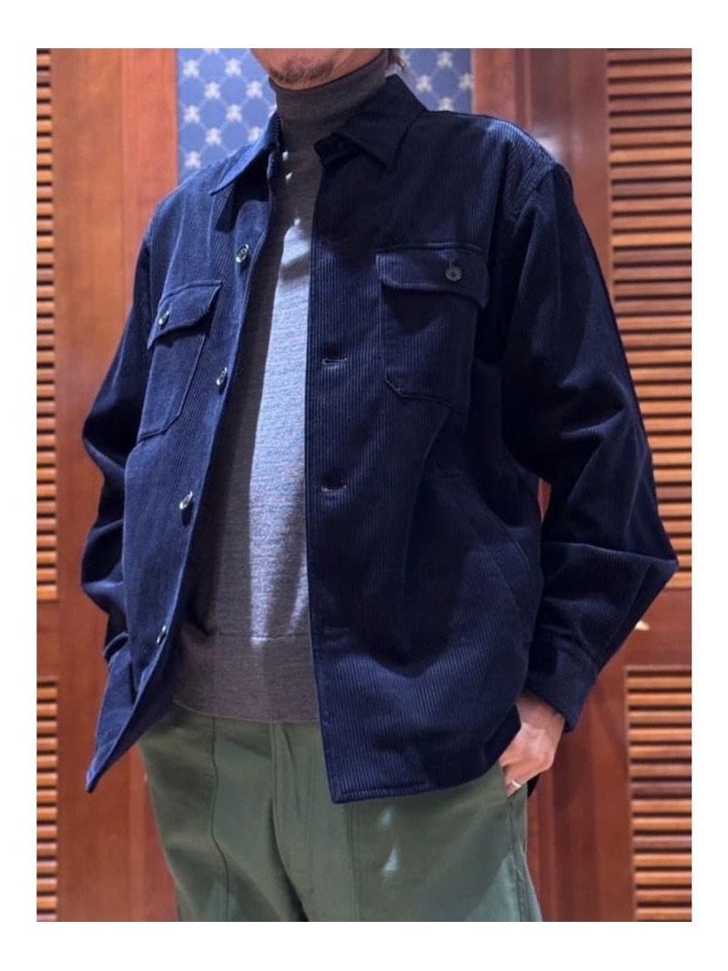 【SALE／20%OFF】BROOKS BROTHERS コットン 8-Waleコーデュロイ CPOシャツ ブルックス ブラザーズ トップス シャツ・ブラウス グリーン ネイビー ブラウン【RBA_E】【送料無料】