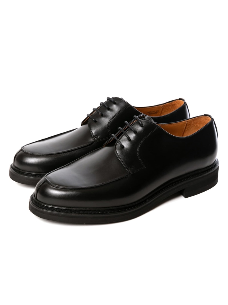 【美品】Berwick ウイングチップレザーシューズ 24.5 黒 革靴 Berwick】ロングウイングチップ | #13 Records of Shimeji