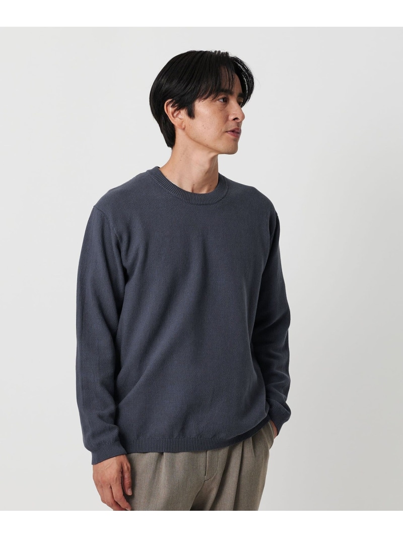 BEAUTY\u0026YOUTH UNITED ARROWS 屁っ放り綿織物 山猫 労働者の一団のど首 編み物 ユナイテッドアローズ 逃げ道 トップス 編み物 薄墨色 黒いこと【貨物輸送無料】