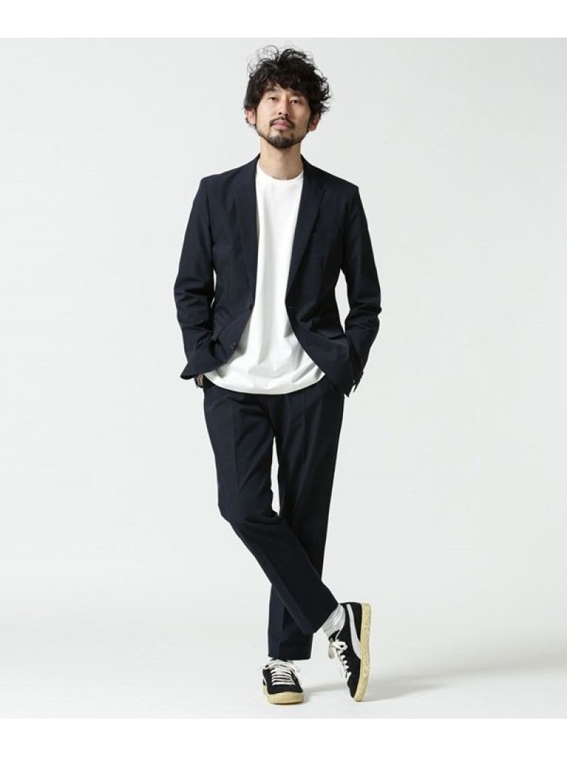 Nano Universe 4wayストレッチセットアップ Solotex コート ジャケット ナノユニバース