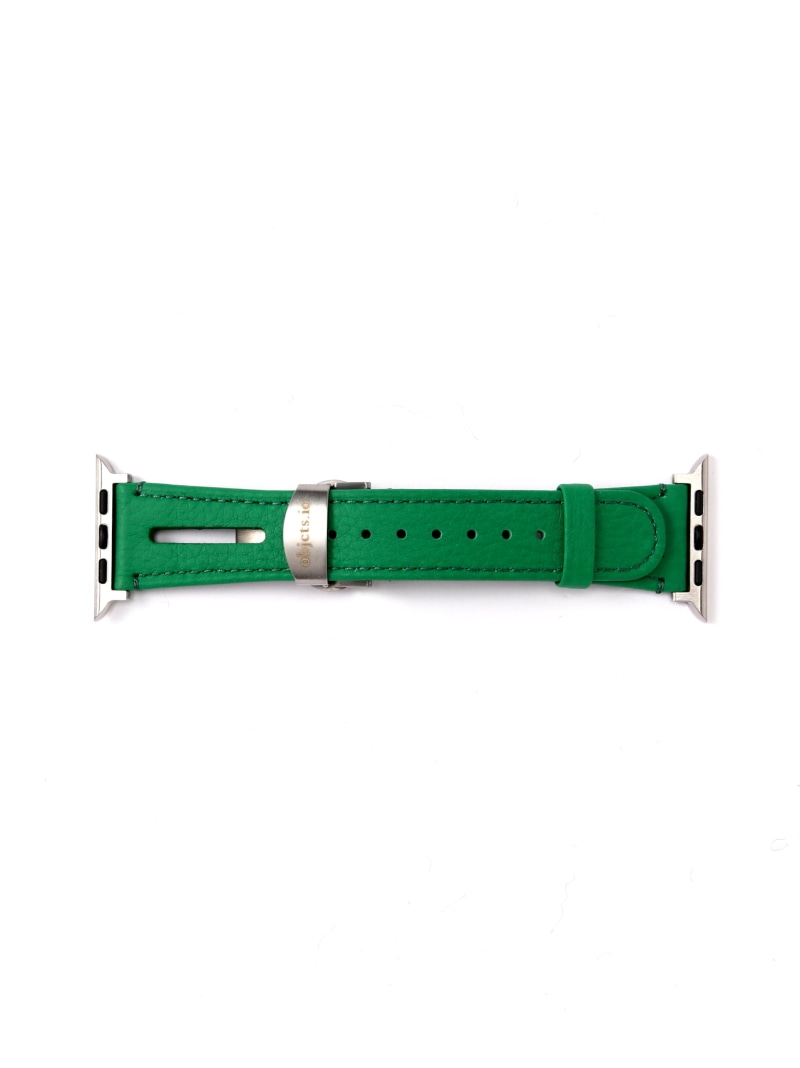 LHP objcts.io/オブジェクツアイオー/LEATHER HYBRID BAND D BUCKLE - Apple Watch エルエイチピー ファッション雑貨 その他のファッション雑貨 ブルー ホワイト ブラック グリーン【送料無料】｜ Fashion Men