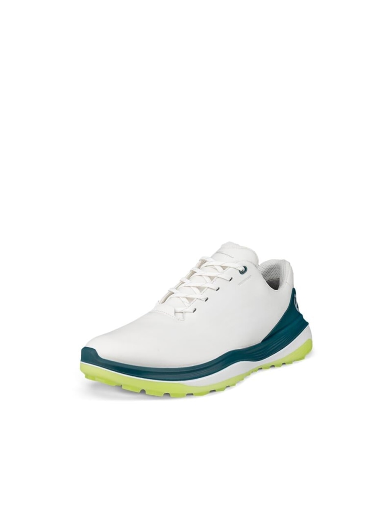 ECCO ECCO 王道モデル GOLF LT1 メンズ 本革 ゴルフシューズ 防水 エコー シューズ・靴 スニーカー ホワイト【送料無料】｜ Fashion Men