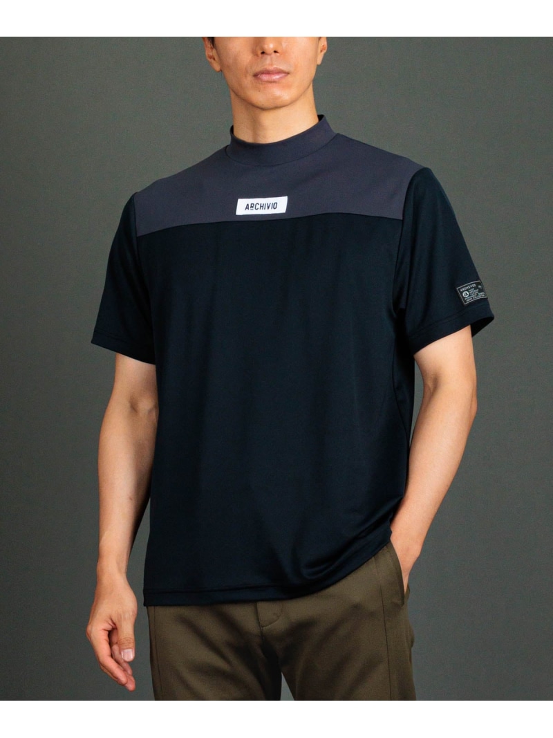 【SALE／40%OFF】ARCHIVIO 【アルチビオ堅苦しさ】【メンズ】胸うつり変わりUV冷感ティーシャツ アルチビオ トップス カットソー・プルオーバー 黄色 青色 黒いこと 赤いこと 白いこと【RBA_E】【貨物輸送無料】