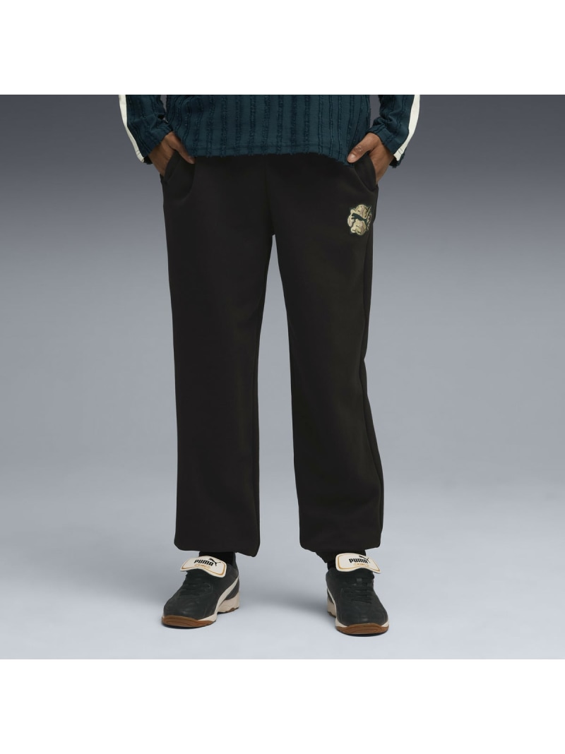 【SALE/30%OFF】PUMA メンズ T7 ヴィンテージ プレップ リラックスド スウェットパンツ VINTAGE PREP Sweatpants プーマ パンツ ジャージ・スウェットパンツ ブラック【RBA_E】【送料無料】