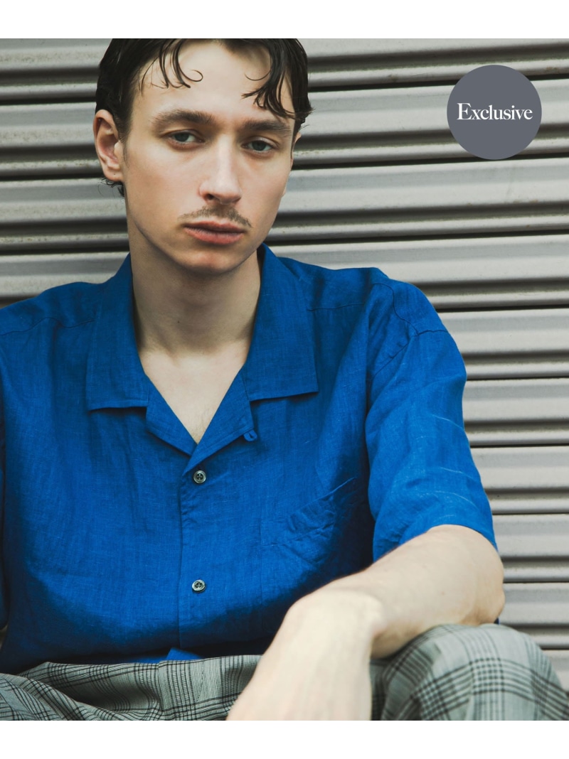 URBAN RESEARCH 『別注』BROOKS BROTHERS&times;URBAN RESEARCH LINEN CAMP SHIRTS SHORT-SLEEVE アーバンリサーチ トップス シャツ・ブラウス ブラック ワインレッド ブルー【送料無料】｜ Fashion Men