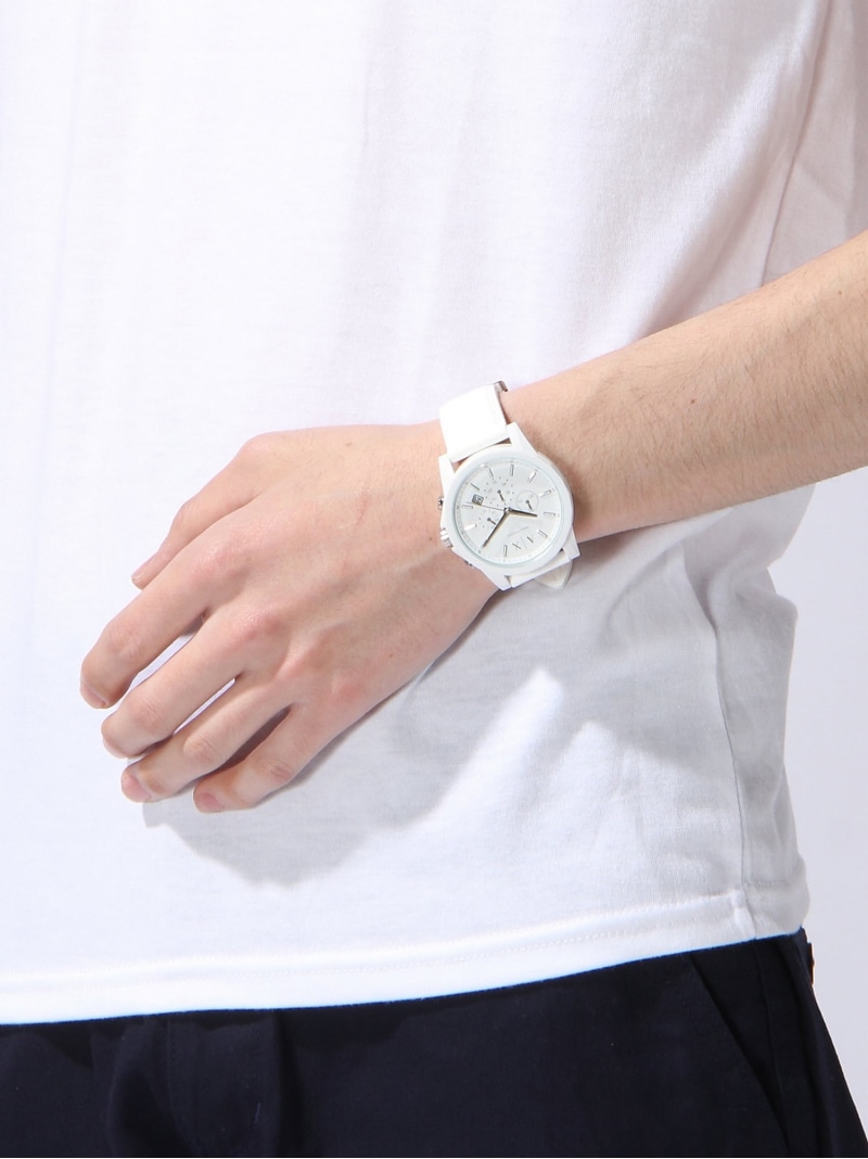A｜X ARMANI EXCHANGE アルマーニ・エクスチェンジ 腕時計 メンズ アナログ シリコン AX1325 ウォッチステーションインターナショナル アクセサリー・腕時計 腕時計【送料無料】｜ Fashion Men