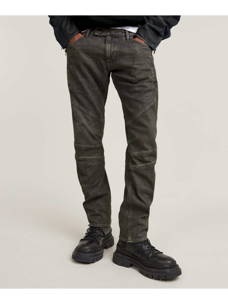 【SALE／30%OFF】G-Star RAW 【公式ショップ】MOTO CROSS 3D ZIP SLIM JEANS/立体裁断バイカーディテールスリムテーパードジーンズ ジースターロゥ パンツ ジーンズ・デニムパンツ ブラック【RBA_E】【送料無料】